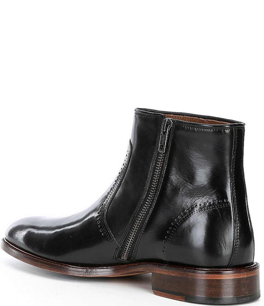 Johnston & Murphy Men's Sayer Side Zip Plain Toe Boots