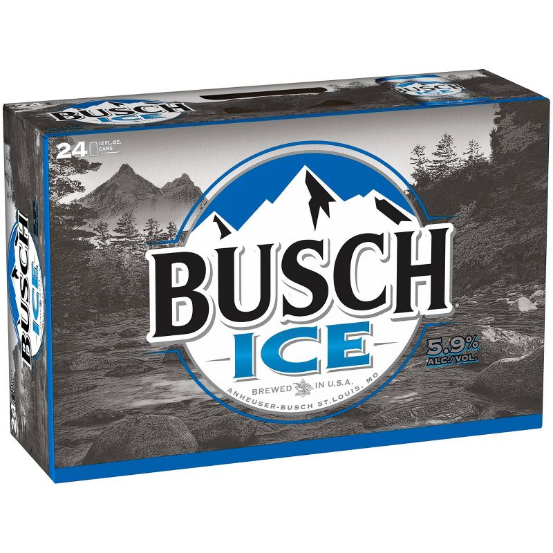 Busch Ice Beer - 24pk/12 fl oz Cans
