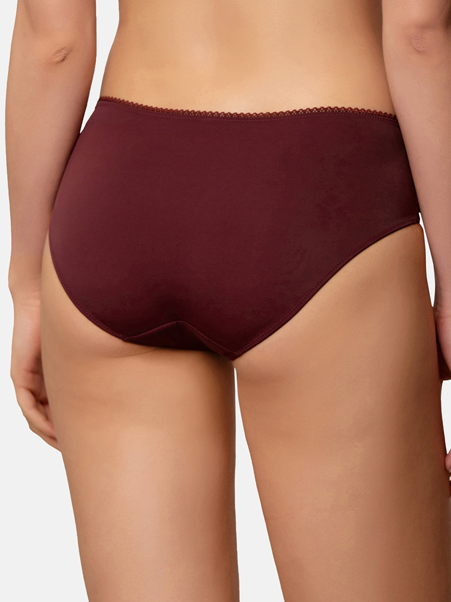 Triumph Maroon Hipster Panty