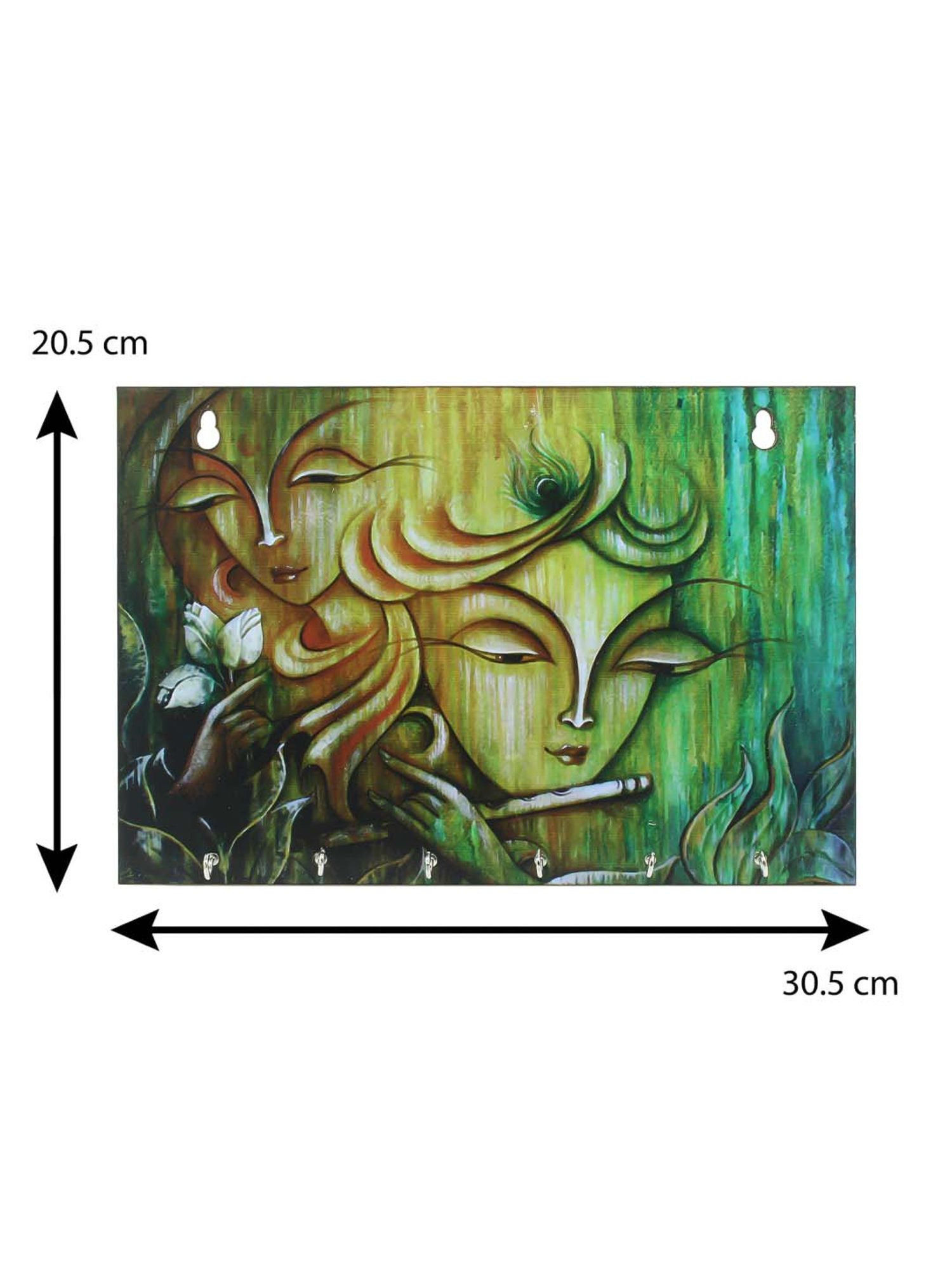 Gathari White & Orange Ceramic Desk Planter