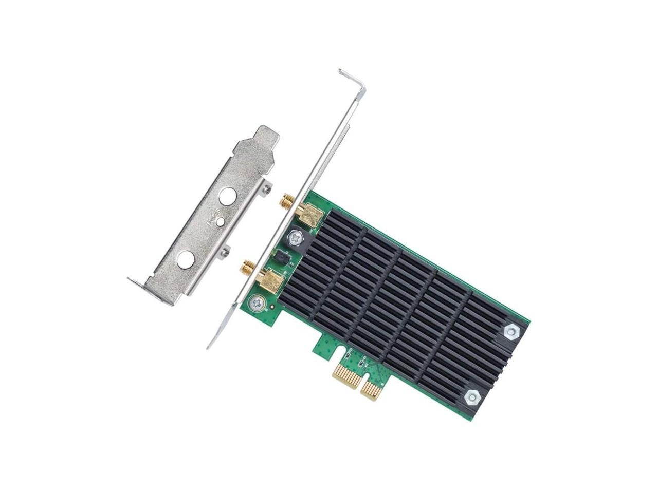 TP-Link AC1200 PCIe Wireless Wifi PCIe Card | 2.4G/5G Dual Band Wireless PCI Express Adapter | Low Profile, Long Range Beamforming Heat Sink Technology | Supports Windows 10/8.1/8/7/XP (Archer T4E)
