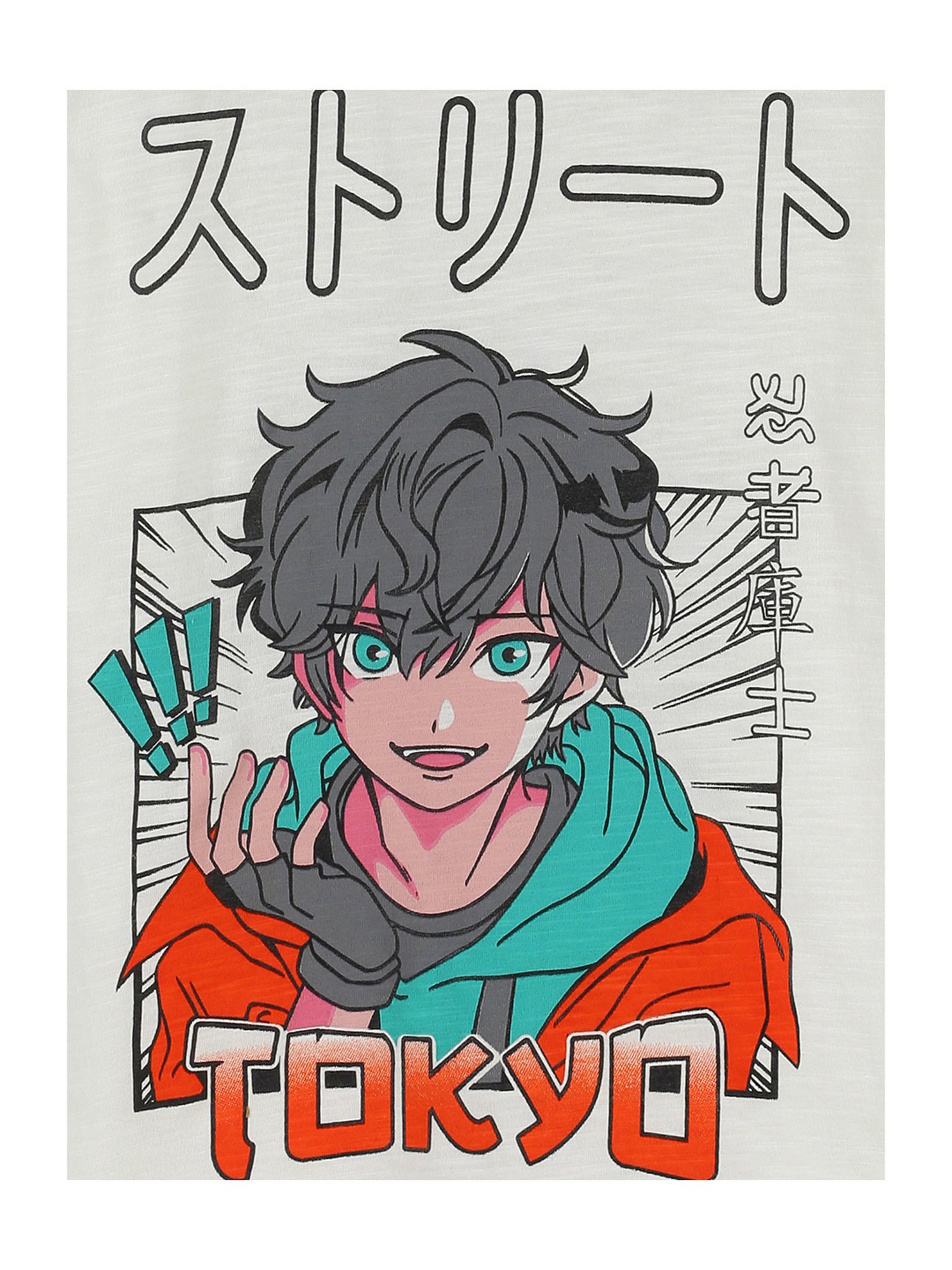 Plum Tree Kids Off White & Orange Printed T-Shirt (Pack Of 2)