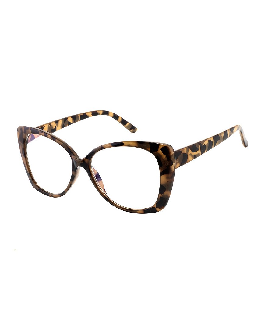 Marvy Tibby Tortoise Cat Eye Blue Light Glasses