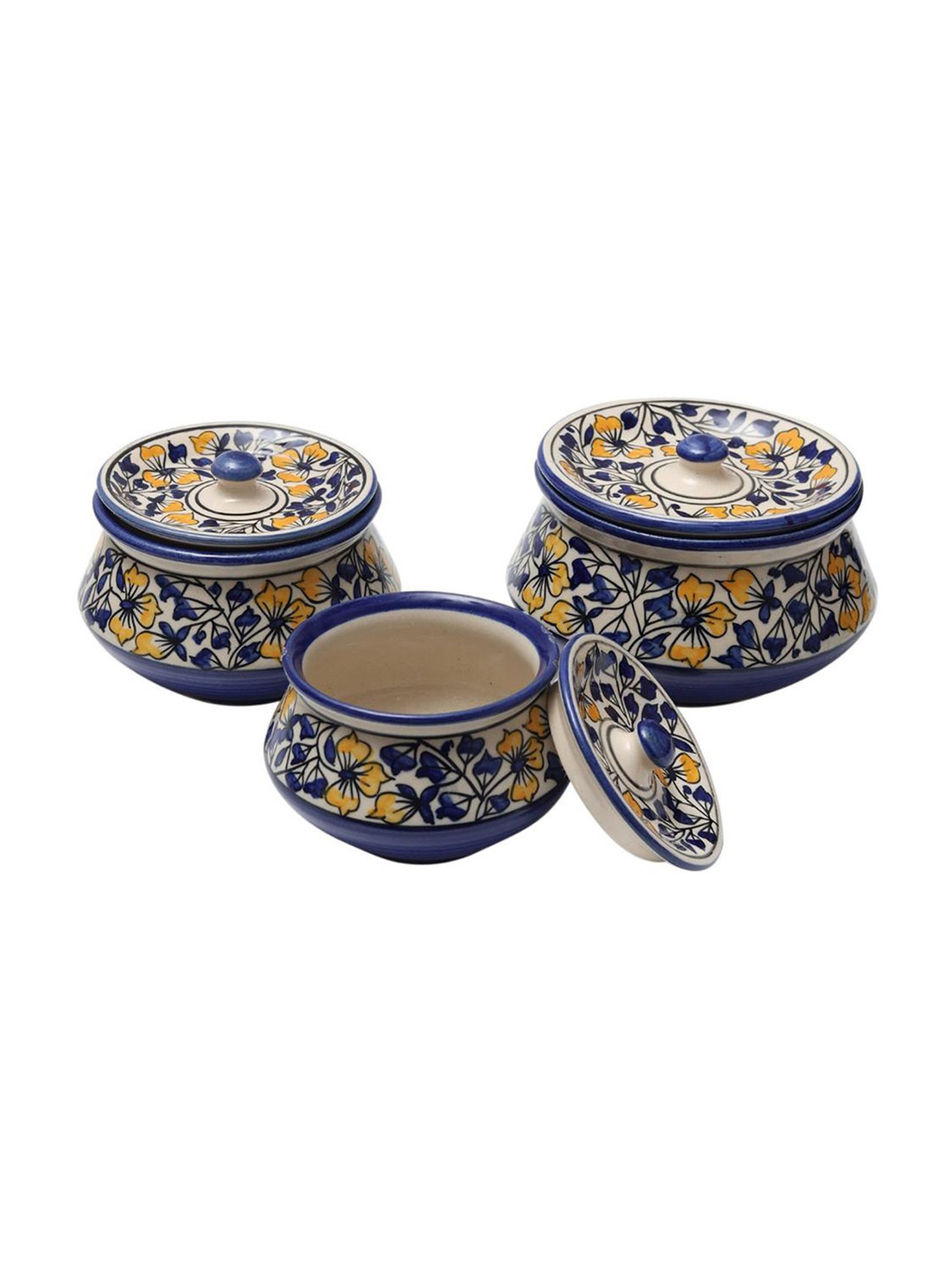 Wonderchef Ebony Hard Anodized Non-stick Biryani Handi with Lid