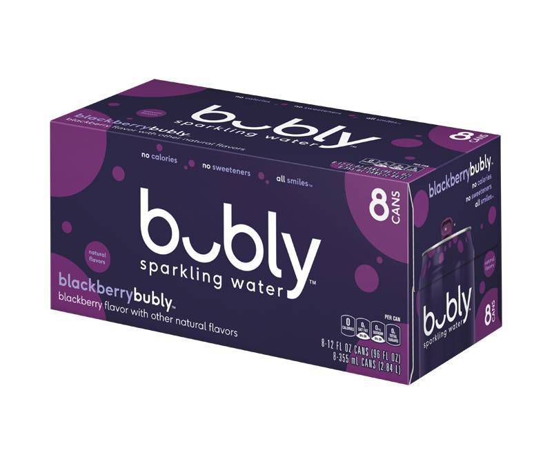 bubly Blackberry Sparkling Water - 8pk/12 fl oz Cans