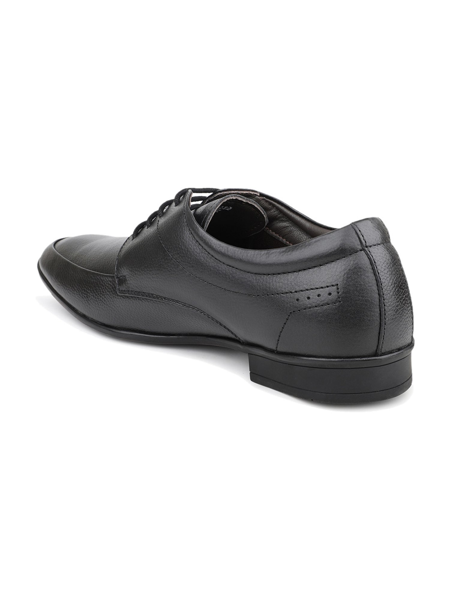 Privo Men's Black Derby Shoes