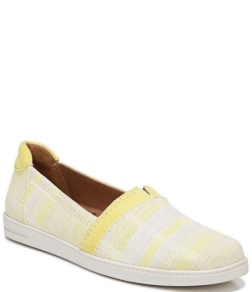 Zodiac Vane Plaid Fabric Slip-On Flats