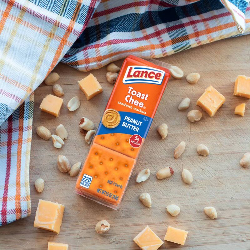 Lance Real Peanut Butter Toast Chee Cracker Sandwiches - 30.3oz - 20ct