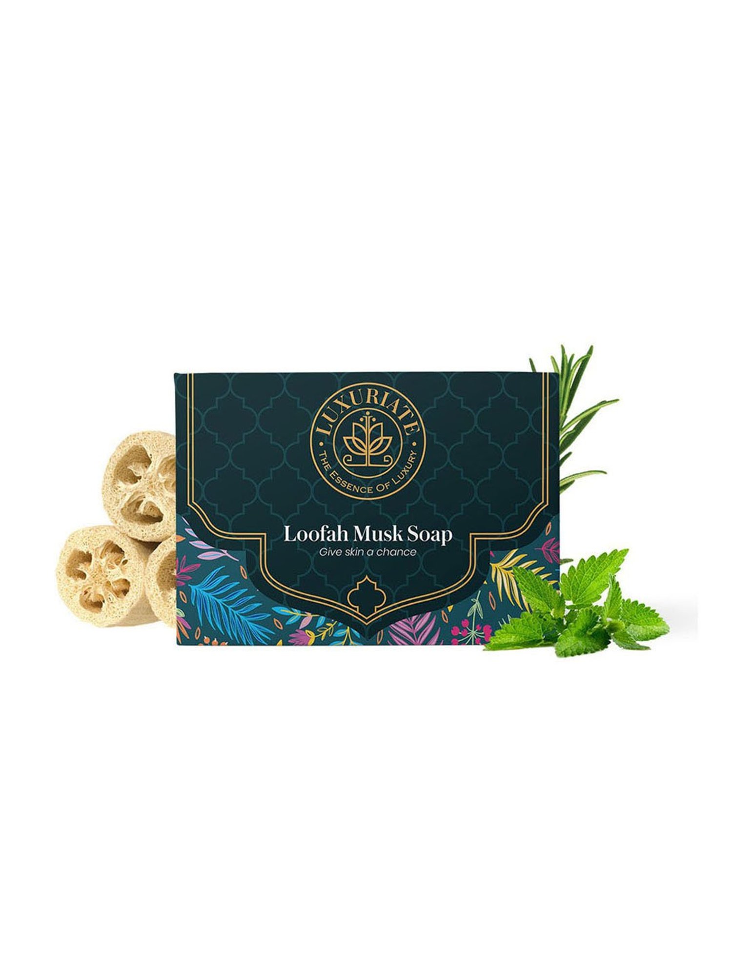 Luxuriate Loofah Mask Soap - 125 gm