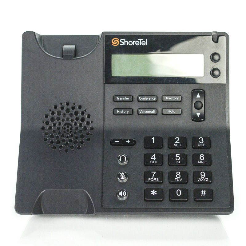 ShoreTel IP 420 IP420 VoIP PoE Backlit Office Phone Base 260-1261-03 - No Stand