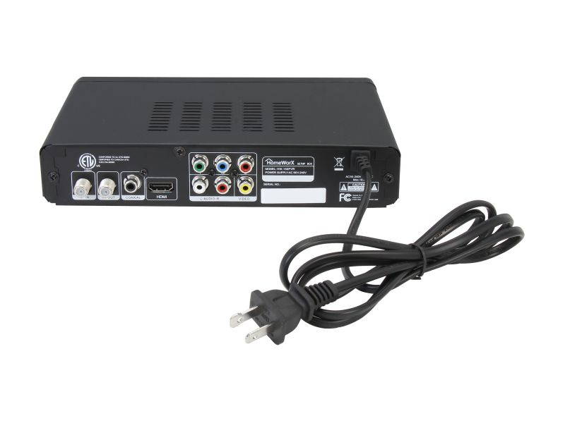 Mediasonic HomeWorX ATSC Digital Converter Box with TV Recording, Media Player, and TV Tuner Function (HW-150PVR)
