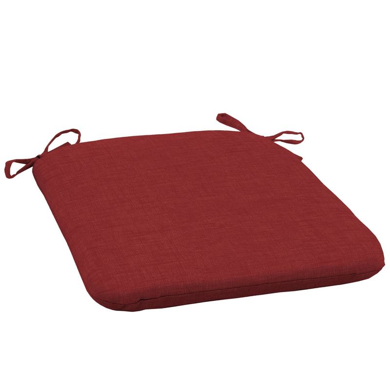 Arden Selections 2pk Leala Chevron Outdoor Seat Pad Ruby Red