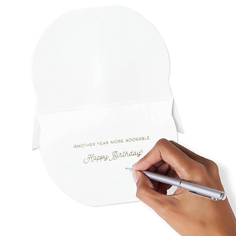 Signature Birthday Card for Girl Cat Pi&ntilde;ata