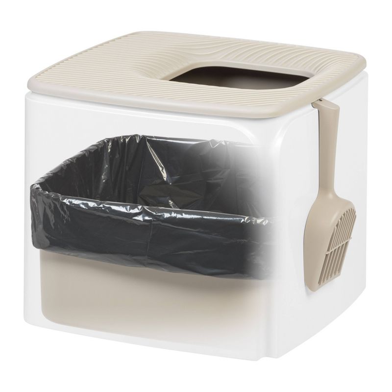 IRIS Premium Top Entry Cat Litter Box