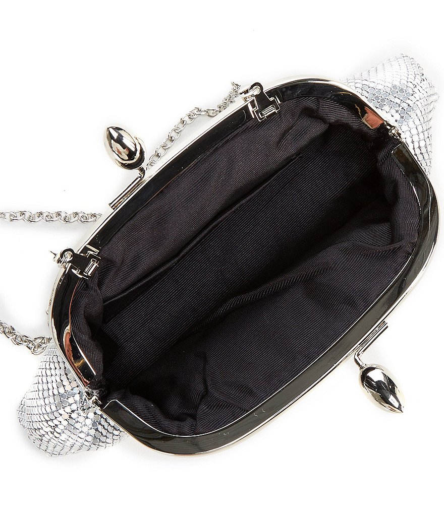 Kate Landry Satin Buckle Clutch Bag