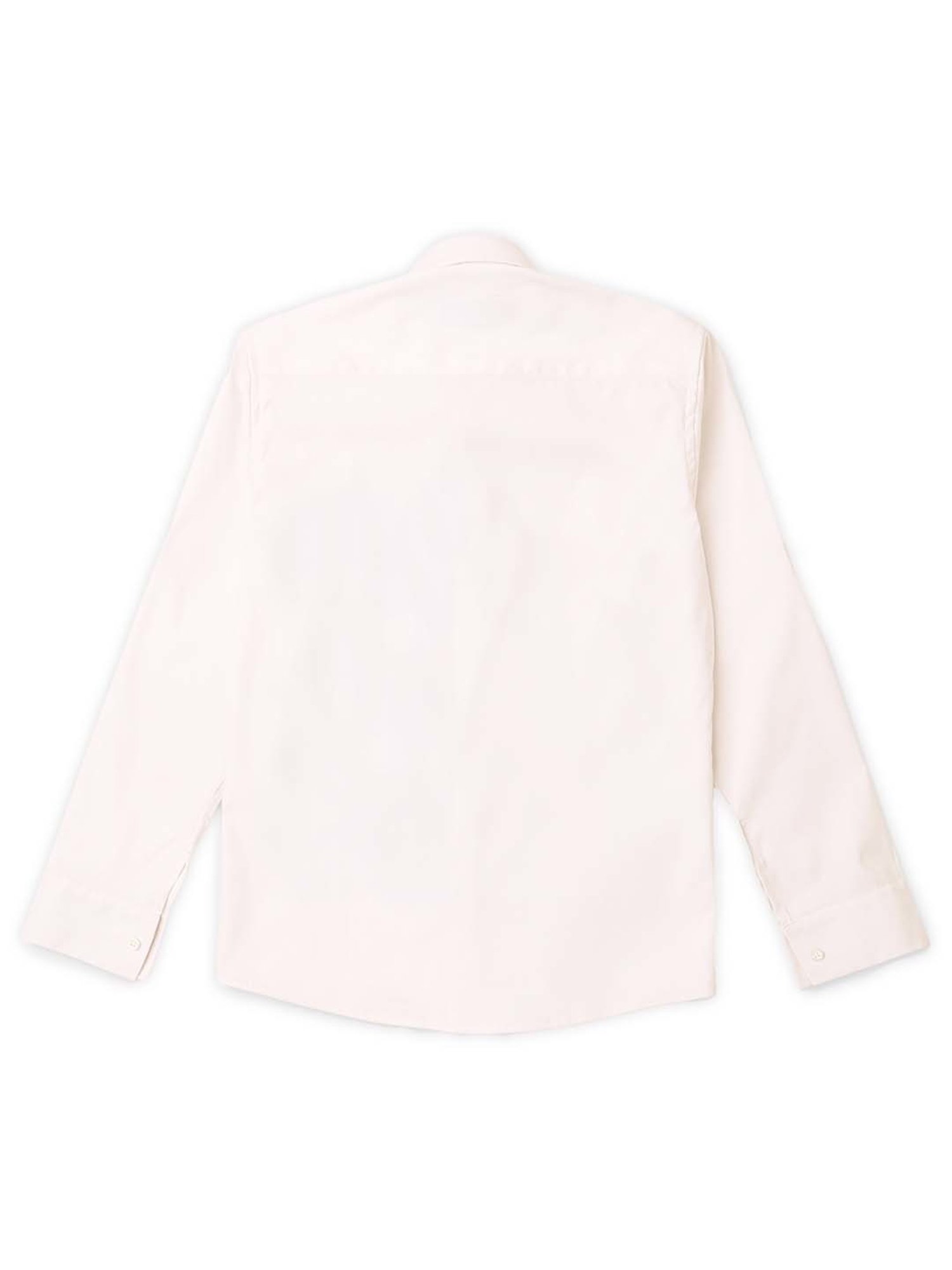 Cavio Kids Cream Cotton Printed Full Sleeves Shirt