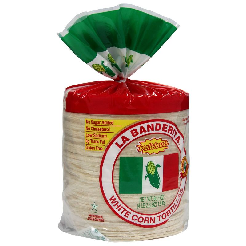 La Banderita Gluten Free White Corn Tortillas - 66.3oz/80ct