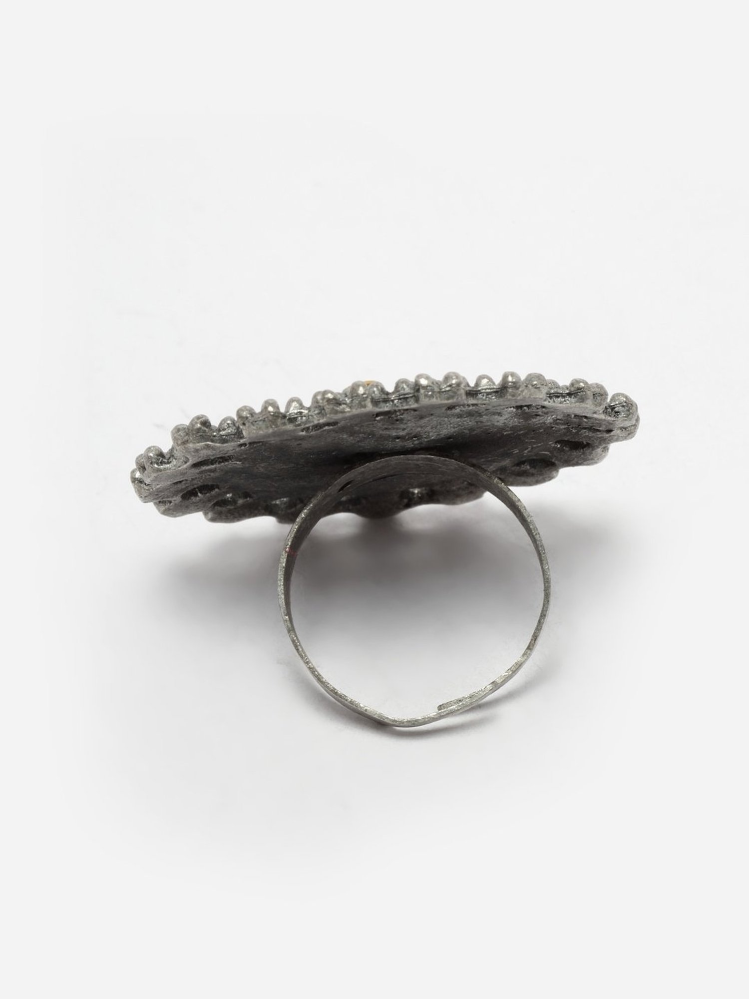 Accessorize London Women's Jewel Embellished Rings Set Of Three White