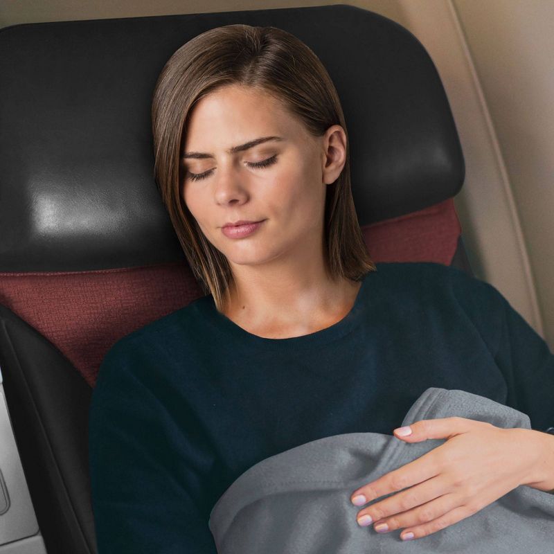 Brookstone Basic Travel Blanket - Gray