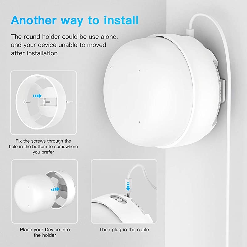 Outlet Wall Mount Only for Google Nest WiFi Point No Tools Required and No Cord Clutter Easy Moved Holder Hanger Compatible with Google Nest WiFi Point 2 Pack