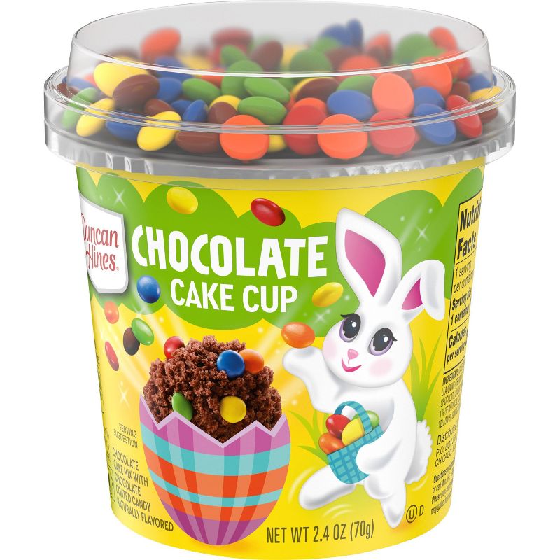 Duncan Hines Candy Cake Cup - Spring Bunny 12/2.4oz