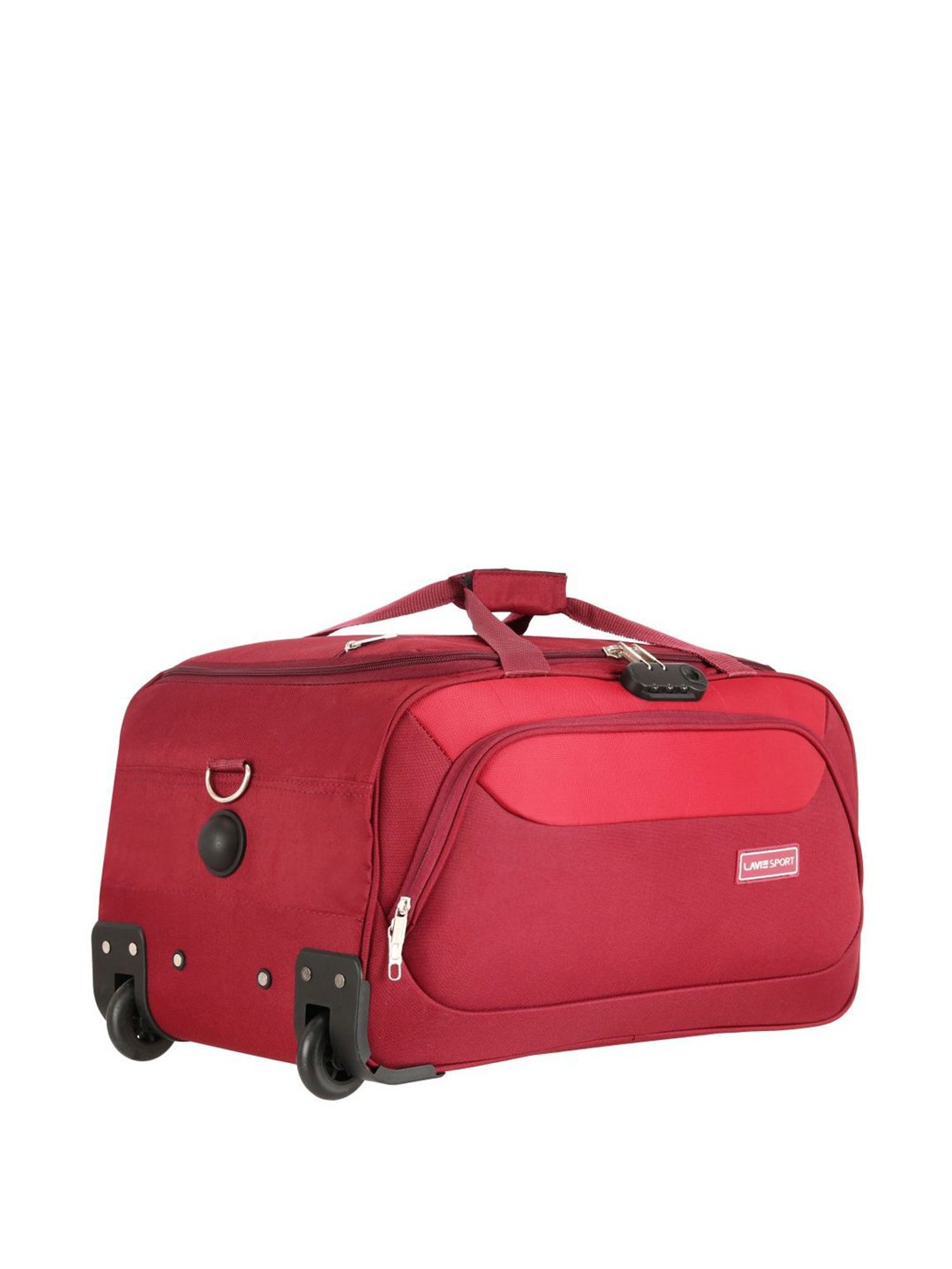 Lavie Sport 57 cms Anti-theft Sage Wheel Duffle Bag  | Duffle Bag (Maroon)