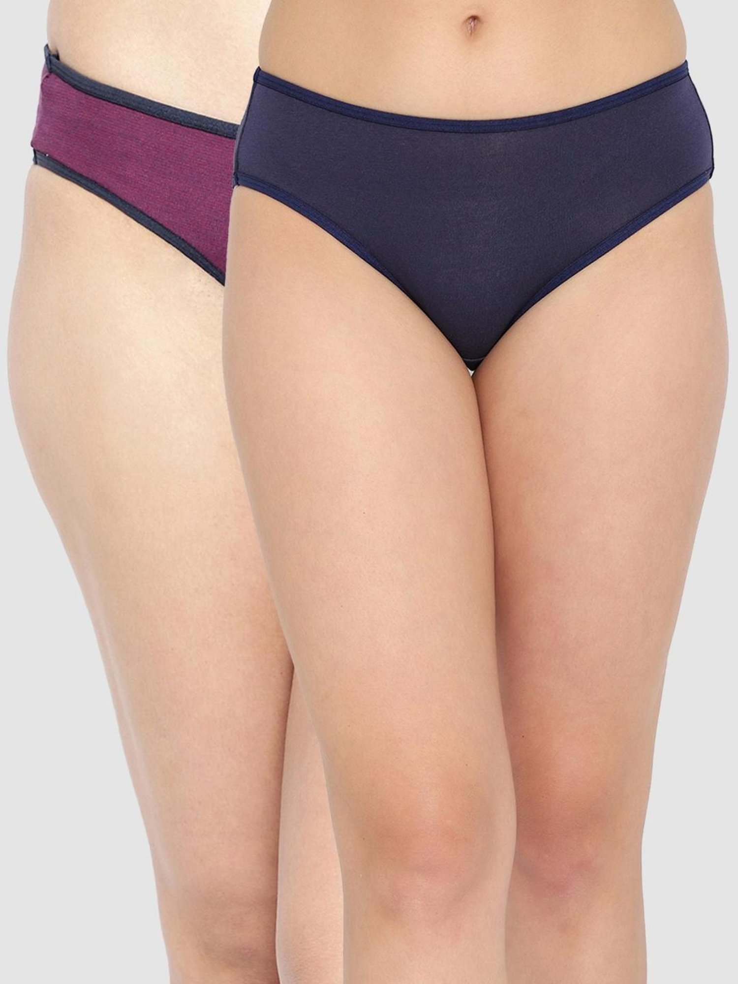 Clovia Multicolor Panty (Pack of 2)