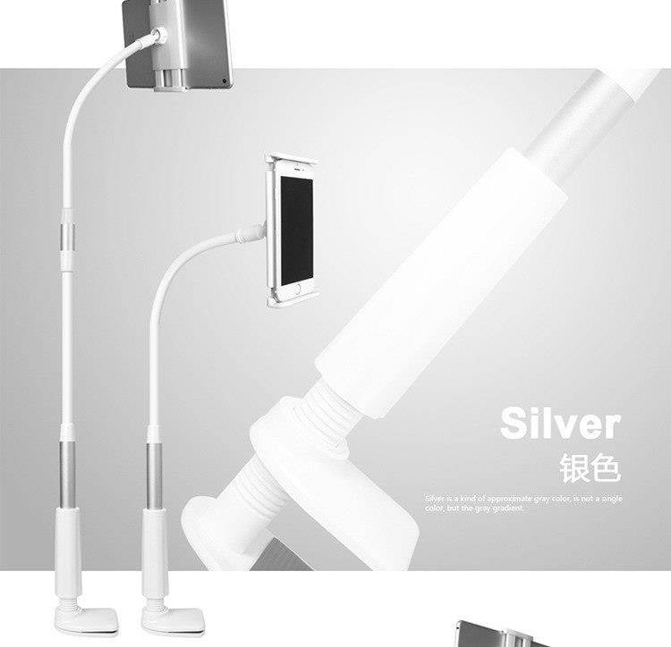 360 Degrees Flexible Arm Table Pad Holder Stand 80cm or 120cm Long Lazy People Bed Desktop Tablet Mount for Ipad mini or Phone