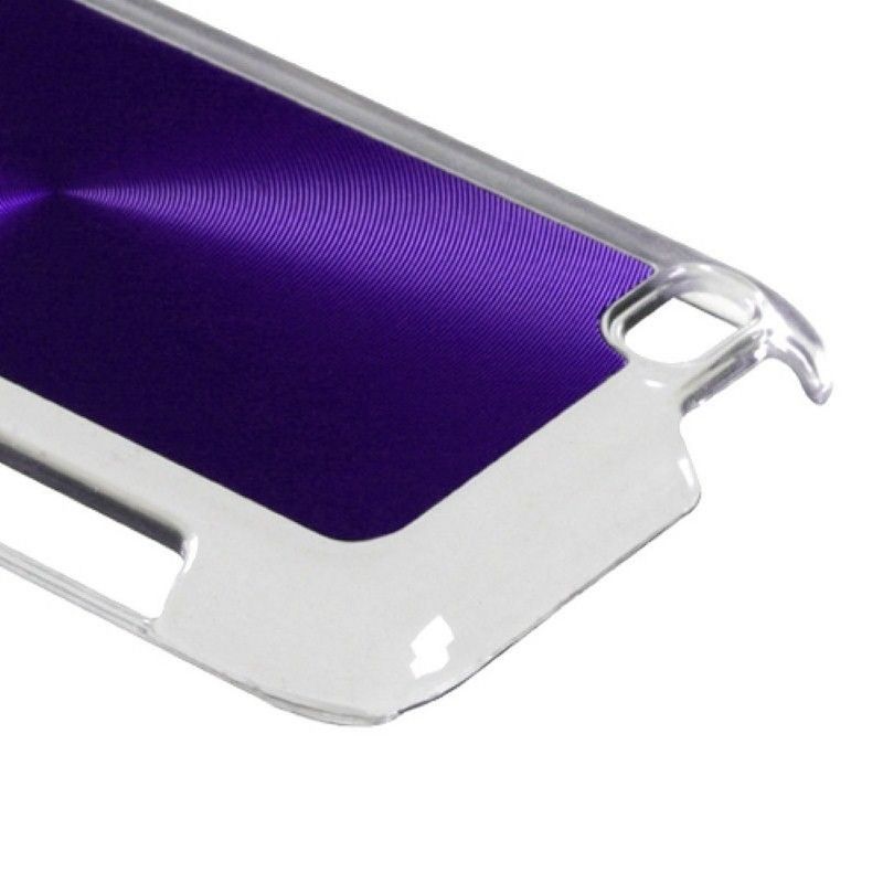 MYBAT For Apple iPod Touch 4th Gen Purple Clear Cosmo Aluminum Hard Case Cover