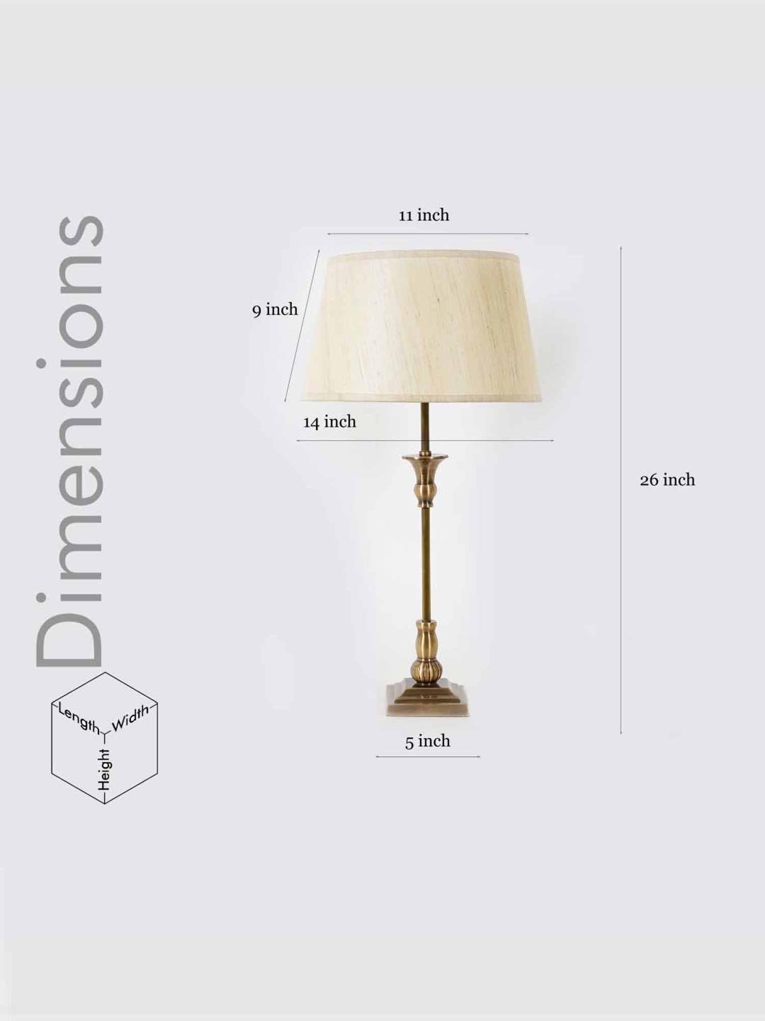 DecorativeRay Red PVC Study Table Lamp - Set of 1