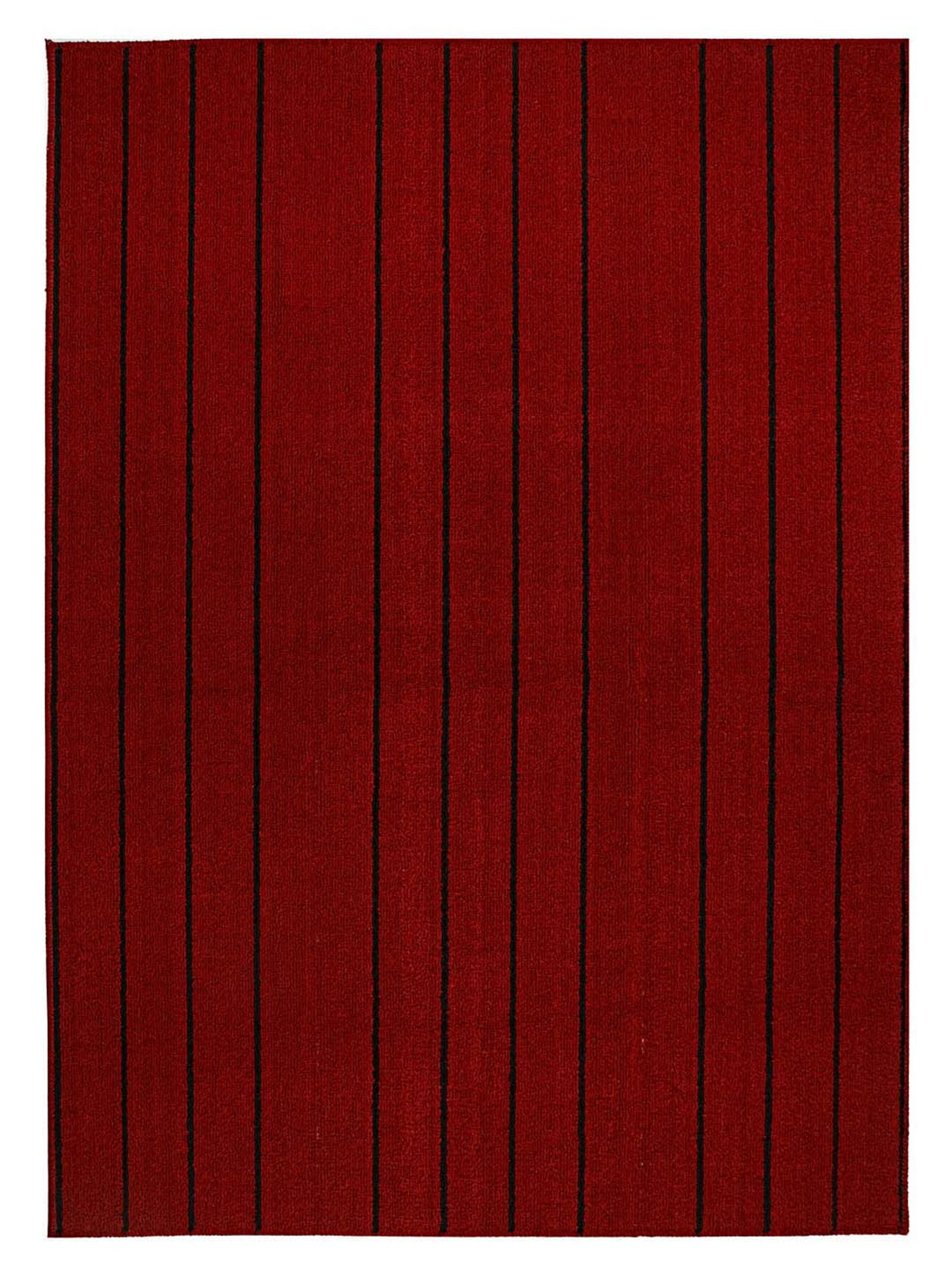 Saral Home Maroon Polypropylene Carpet - Set of 1