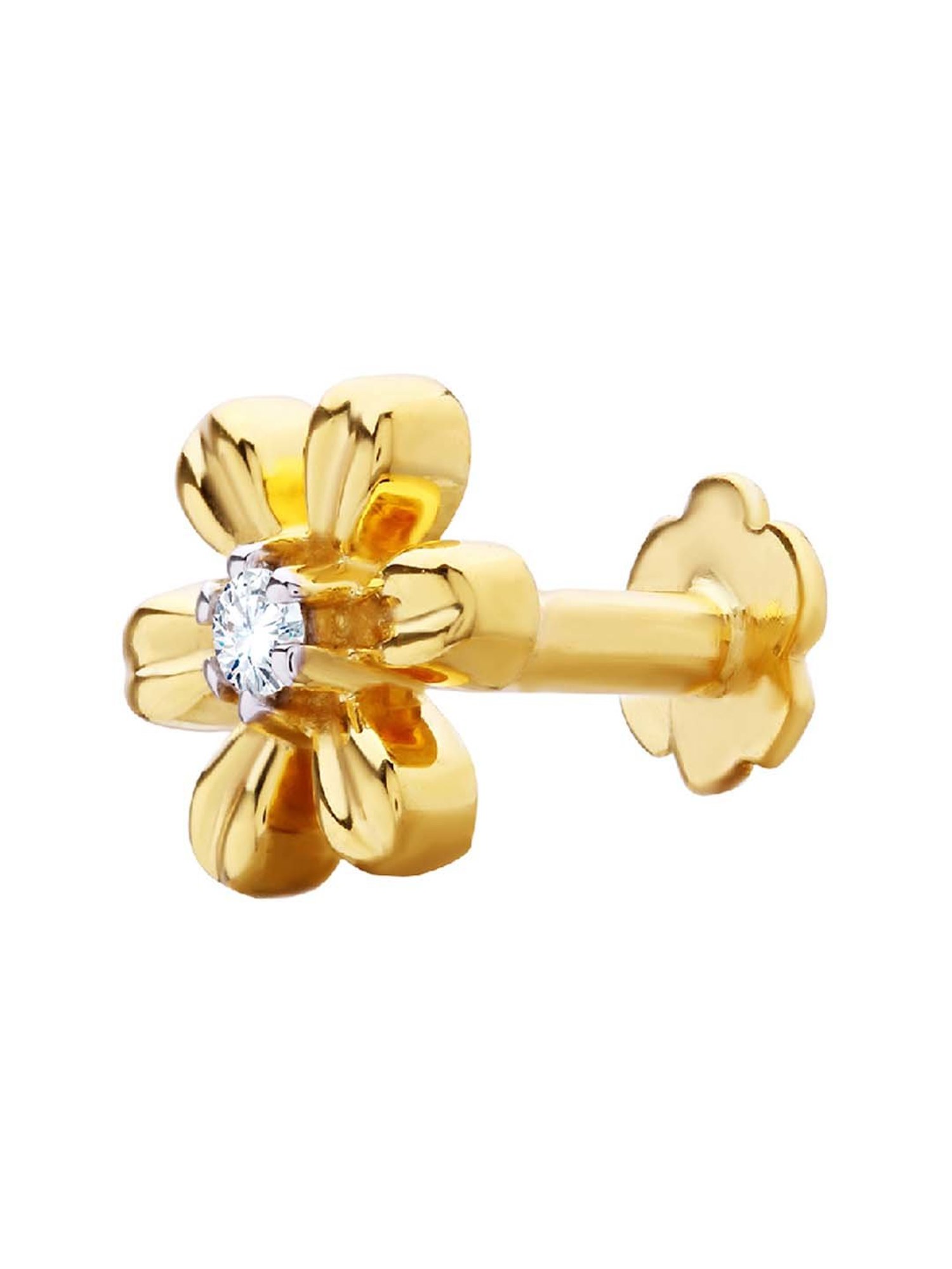 Joyalukkas 18k Gold & Diamond Nosepin