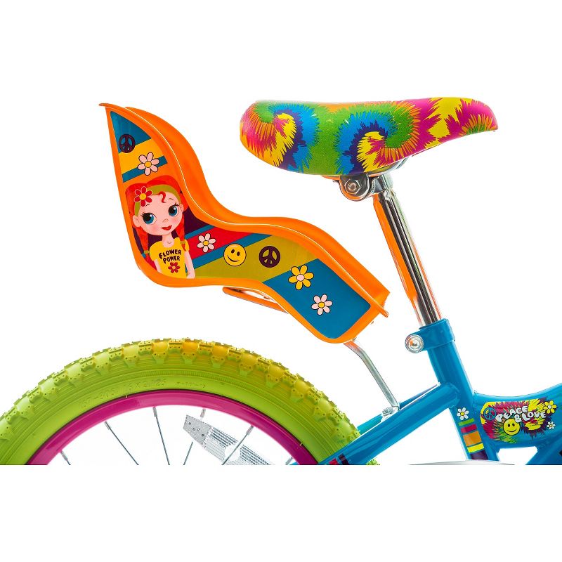 Titan Flower Power Princess 16" Kids' Bike - Blue/Green