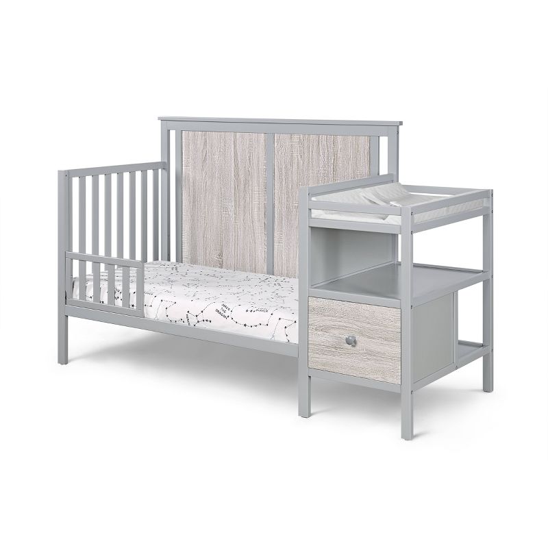 Suite Bebe Connelly Crib Combo - Gray/Rockport Gray