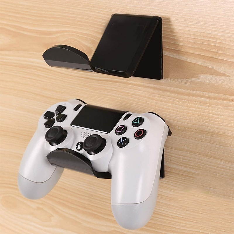 3 PCS Stick-On Headset Bracket Wall-Mounted Gamepad Bracket