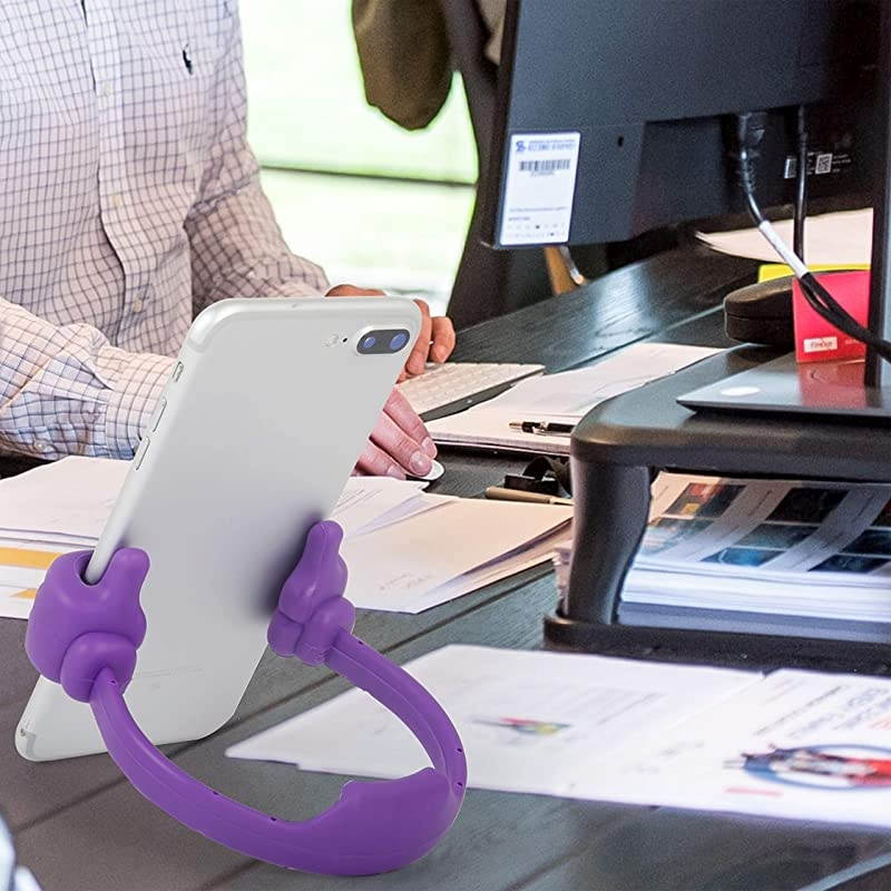 Thumbs Up Cell Phone Stand,  Portable Desk Cell Phone Holder Mount, Smart Cellphone Tablet Holders, Unique Christmas Stocking Stuffers Holiday Fillers Gifts,Red