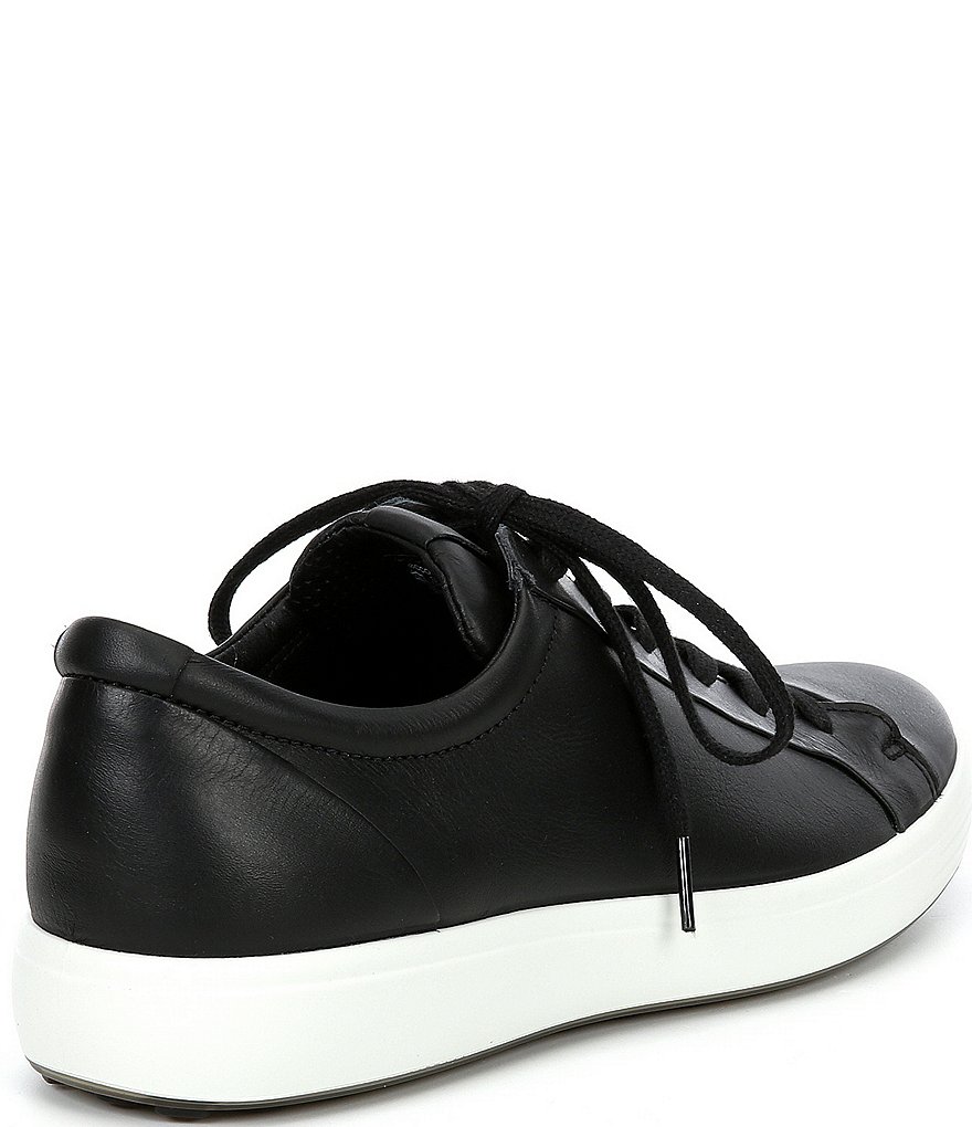 ECCO Men's Soft 7 City Leather Lace-Up Sneakers