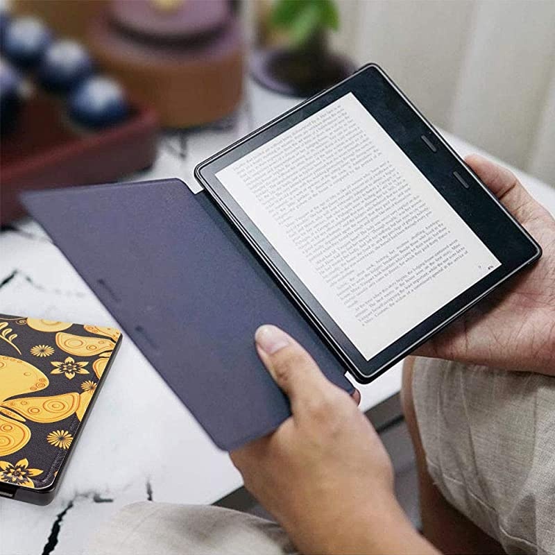 Kindle Oasis Case Premium PU Leather Smart Cover with Auto Sleep Wake Feature for Kindle Oasis 9th 10th Generation Slim FitButterfly