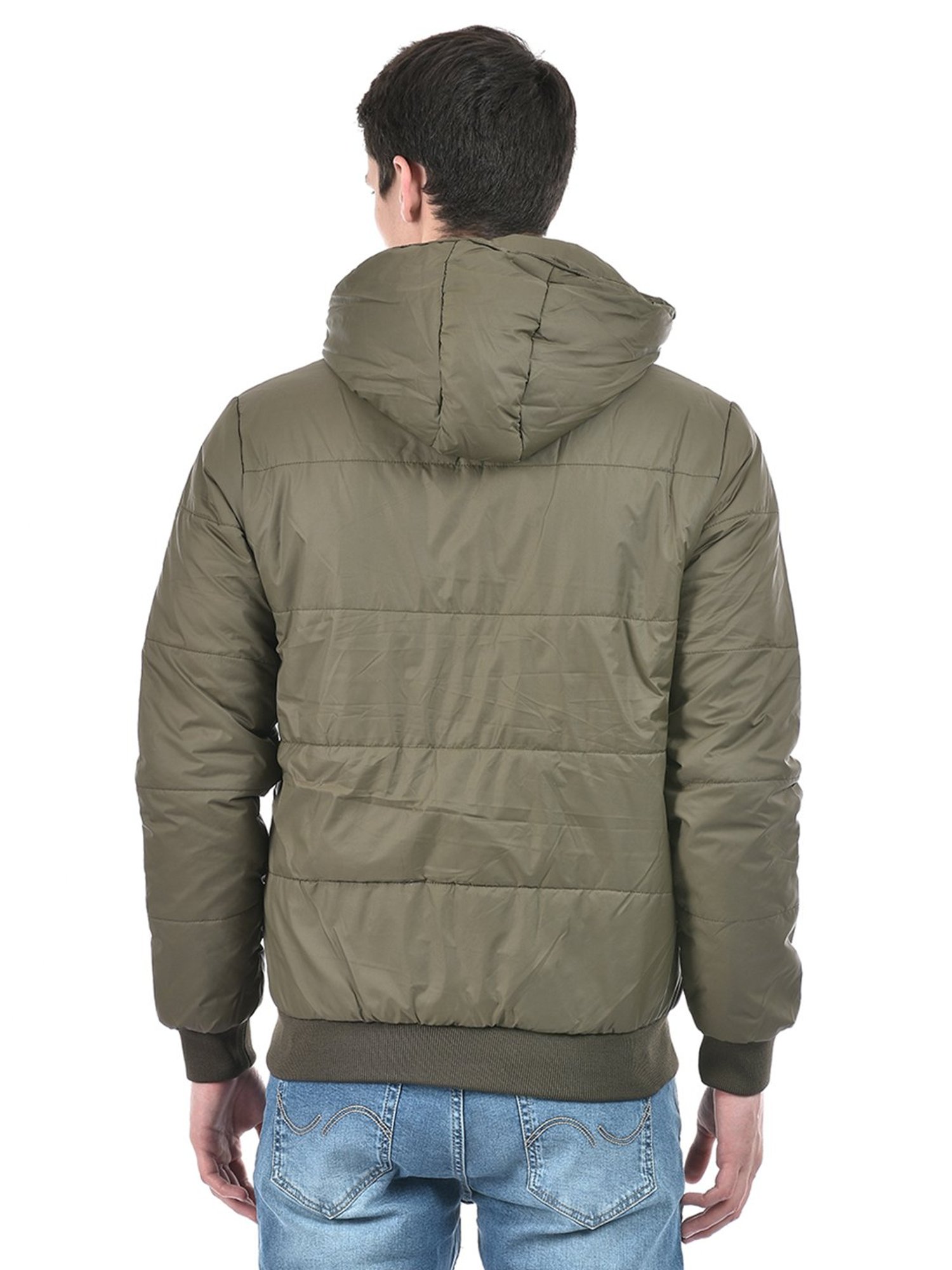 Integriti Olive Regular Fit Puffer Jacket