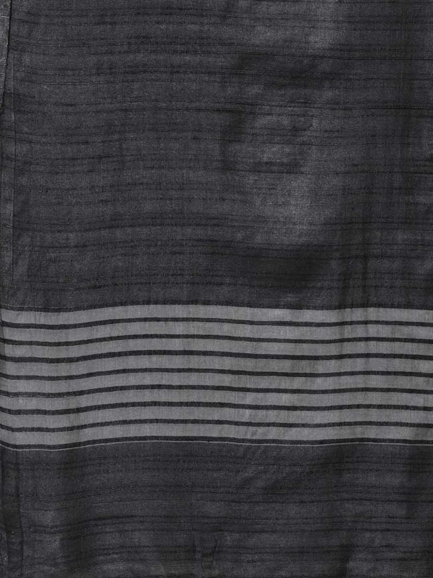 Fabindia Charcoal Striped Stole