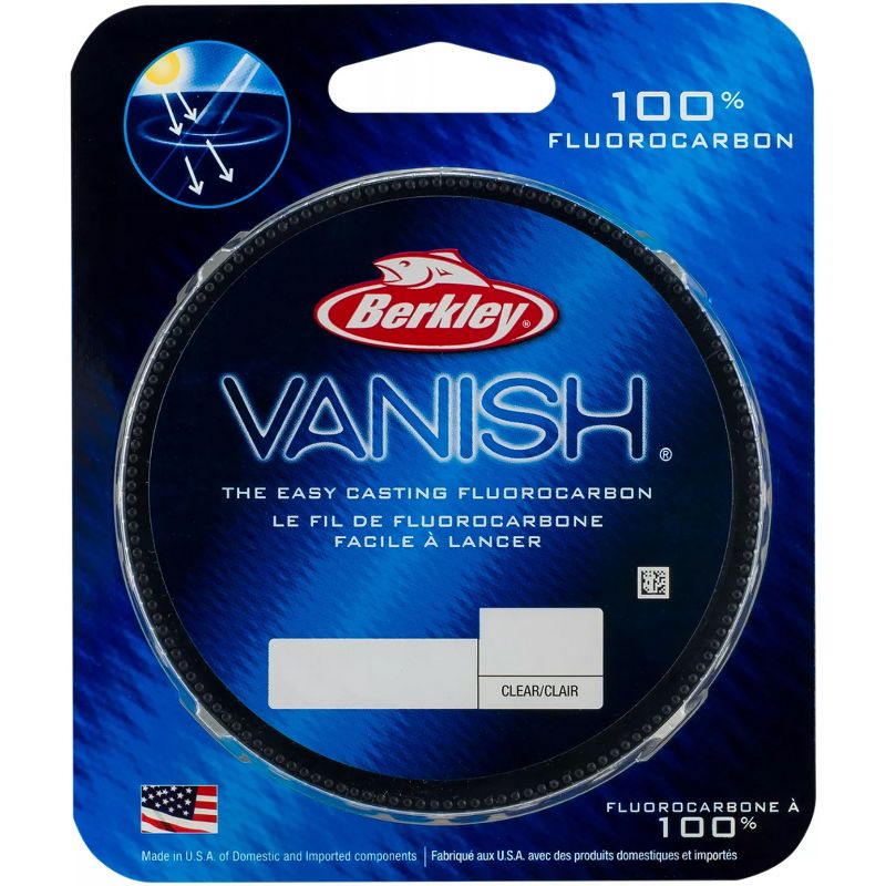 Berkley Vanish Fluorocarbon Leader Material (30 yds) - 30 lb -Clear