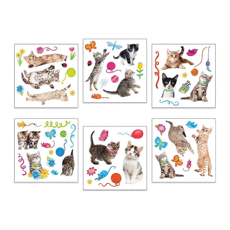 MindWare Kitty Window Reusable Sticker Tote - Stickers - 61 Pieces