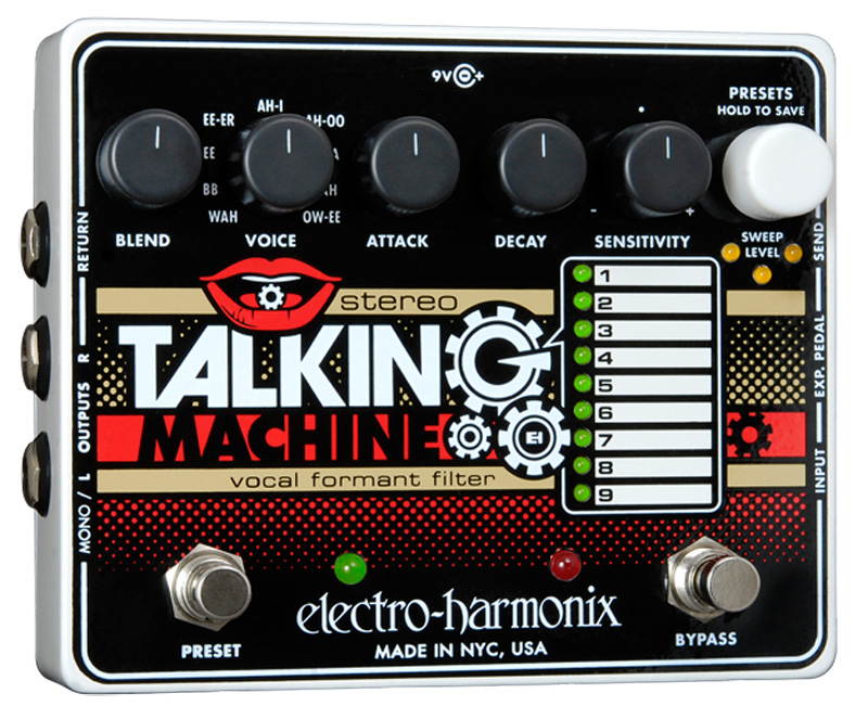 Electro-Harmonix Stereo Talking Machine Vocal Formant Filter