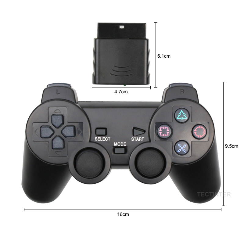 Wireless Gamepad for Sony PS2 Controller for Playstation 2 Console Joystick Double Vibration Shock Joypad Wireless Controle