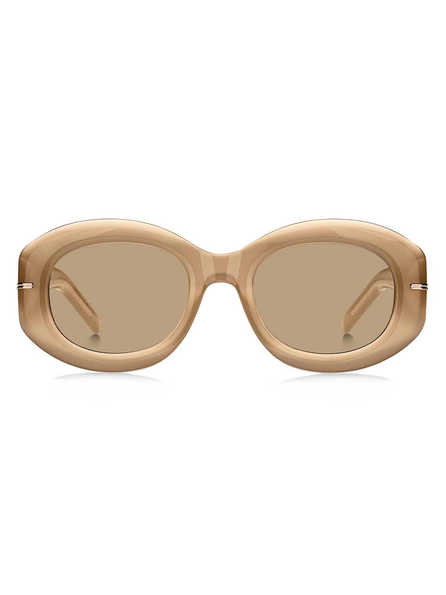 Hugo Boss Brown Oval Sunglasses for Women
