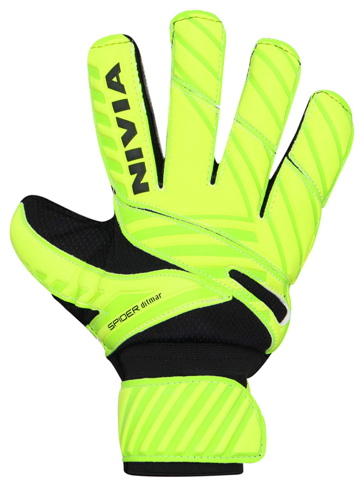 Nivia Ditmar Spider Goalkeeper Gloves (Green) Size - S
