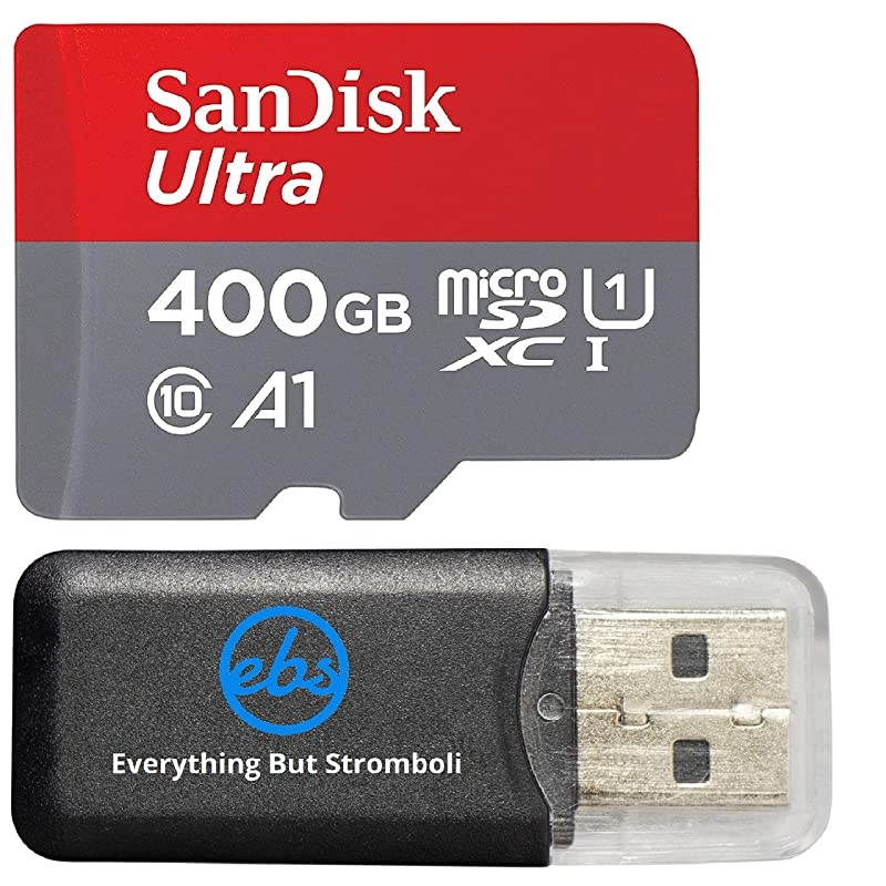 Samsung Galaxy S9 Memory Card  400GB Ultra Micro SD SDXC UHSI Class 10 for S9+ S9 Plus SDSQUAR400GGN6MA with Everything But Stromboli TM Card Reader