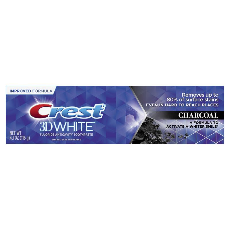Crest 3D White Charcoal Whitening Toothpaste - 4.1oz 