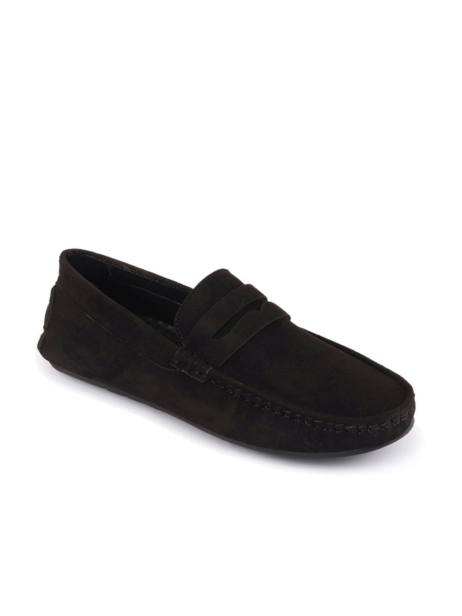 Fausto Men's Black Casual Loafers