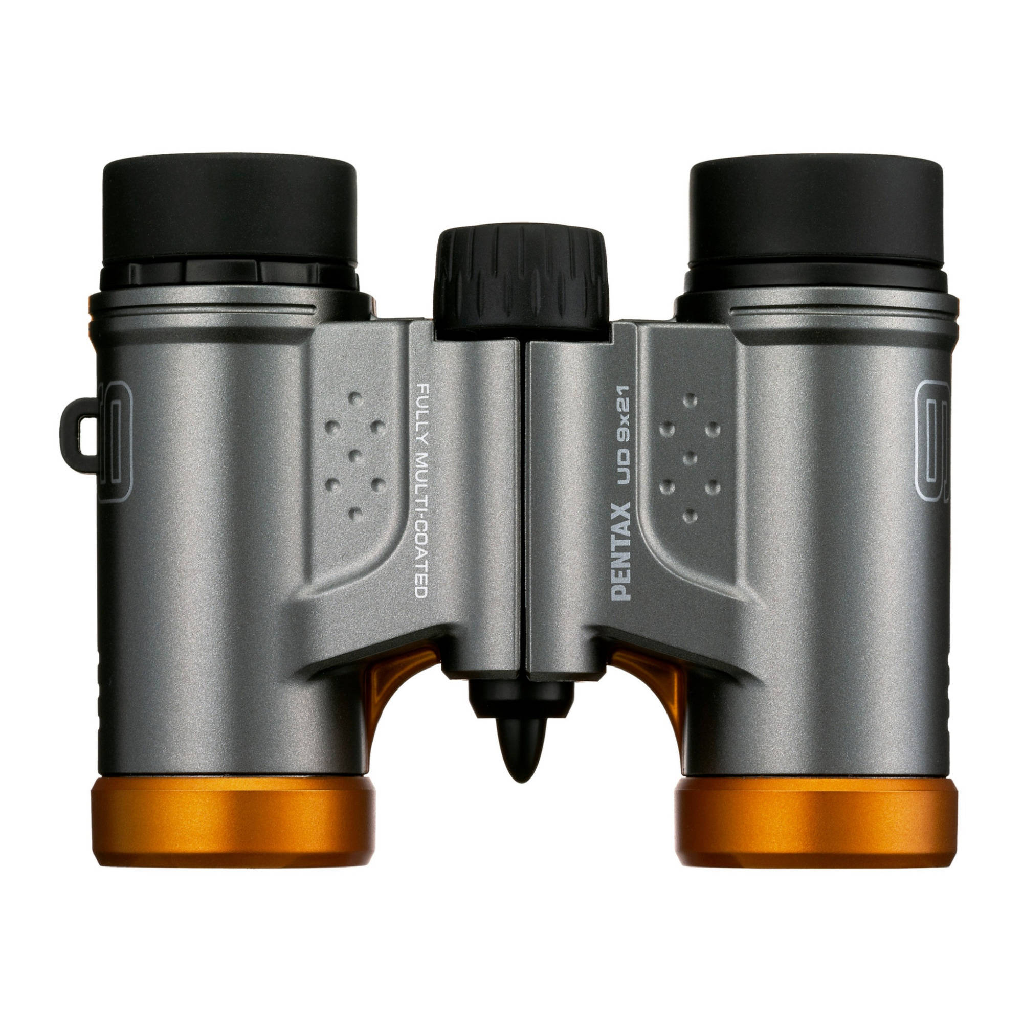PENTAX Binoculars UD 9x21 Gray and Orange Lightweight Body